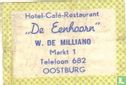 Hotel Café Restaurant De Eenhoorn - W. de Milliano - Image 1