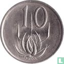 Afrique du Sud 10 cents 1988 - Image 2