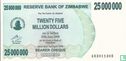 Zimbabwe 25 Million Dollars 2008 - Image 1