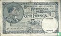 België 5 Frank 1927 - Afbeelding 1