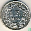 Switzerland 1 franc 1955 - Image 1