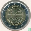Espagne 2 euro 2009 (grandes étoiles) "10th anniversary of the European Monetary Union" - Image 1