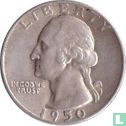 États-Unis ¼ dollar 1950 (D) - Image 1