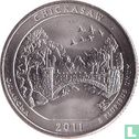 États-Unis ¼ dollar 2011 (D) "Chickasaw national recreation area - Oklahoma" - Image 1