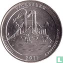 Verenigde Staten ¼ dollar 2011 (P) "Vicksburg" - Afbeelding 1