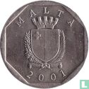 Malta 50 cents 2001 - Image 1