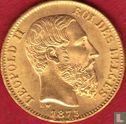 België 20 francs 1875 - Afbeelding 1