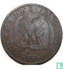 France 5 centimes 1855 (K - ancre) - Image 2