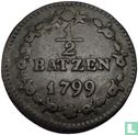 Helvetische Republik ½ Batzen 1799 (Typ 2) - Bild 1