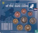 Nederland combinatie set "First official issue of the euro coins" - Afbeelding 1