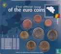 Belgique combinaison set 1999 "First official issue of the euro coins" - Image 1