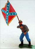 Confederate soldier with standard - Image 1
