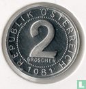 Austria 2 groschen 1981 - Image 1