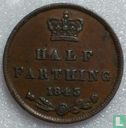 Verenigd Koninkrijk ½ farthing 1843 - Afbeelding 1
