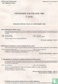 Programme Philatelique 1988 - Image 1