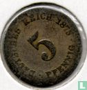 German Empire 5 pfennig 1875 (J) - Image 1