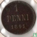 Finlande 1 penni 1891 - Image 1