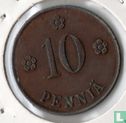 Finlande 10 penniä 1923 - Image 2