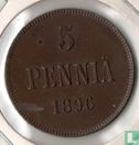 Finnland 5 Penniä 1896 - Bild 1
