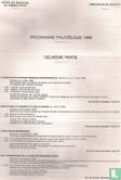 programme philatelique 1989 - Image 1