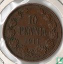 Finlande 10 penniä 1911 - Image 1