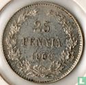 Finlande 25 penniä 1909 - Image 1