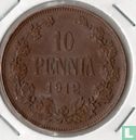 Finland 10 penniä 1912 - Image 1