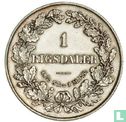 Denemarken 1 rigsdaler 1854 - Afbeelding 2