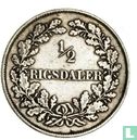 Denmark ½ rigsdaler 1854 - Image 2