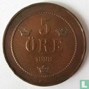Zweden 5 Öre 1898 (7 randen in kroon) - Afbeelding 1