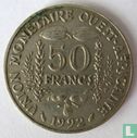 West African States 50 francs 1992 "FAO" - Image 1