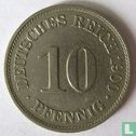 Empire allemand 10 pfennig 1900 (A) - Image 1