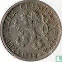 Czechoslovakia 1 koruna 1938 - Image 1