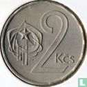 Czechoslovakia 2 koruny 1977 - Image 2