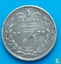 Verenigd Koninkrijk 3 pence 1874 - Afbeelding 1