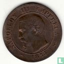 France 2 centimes 1854 (W) - Image 1
