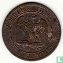 Frankrijk 2 centimes 1854 (W) - Afbeelding 2