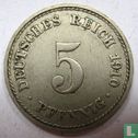 German Empire 5 pfennig 1910 (A) - Image 1