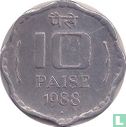 Inde 10 paise 1988 (Bombay - type 1) - Image 1
