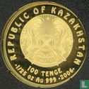 Kazakhstan 100 tenge 2006 (PROOF) "Eagle-headed griffin" - Image 1