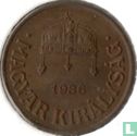 Ungarn 1 Fillér 1936 - Bild 1