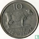 Guernsey 10 pence 1982 - Image 1