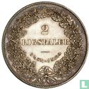 Denmark 2 rigsdaler 1864 - Image 2