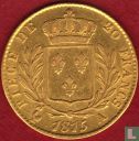 Frankreich 20 Franc 1815 (LOUIS XVIII - A) - Bild 1