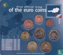 Oostenrijk jaarset 2002 "First official issue of the euro coins" - Afbeelding 1