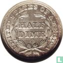 United States ½ dime 1856 (O) - Image 2