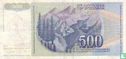Bosnia and Herzegovina 500 Dinara ND (1992) - Image 2