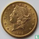 United States 20 dollars 1889 (S) - Image 1