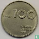 Slovenia 100 tolarjev 2001 "10th anniversary Independence and the Tolar" - Image 1