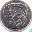 Südafrika 2 Rand 2004 "10 years of freedom" - Bild 2